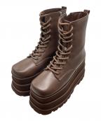 darichダーリッチ）の古着「トリプルソールエンジニアブーツ」｜ブラウン