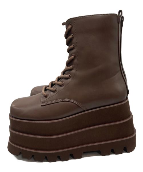 darich（ダーリッチ）Darich (ダーリッチ) トリプルソールエンジニアブーツ ブラウン サイズ:Mの古着・服飾アイテム