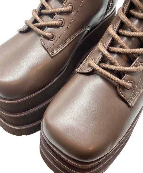 darich（ダーリッチ）Darich (ダーリッチ) トリプルソールエンジニアブーツ ブラウン サイズ:Mの古着・服飾アイテム