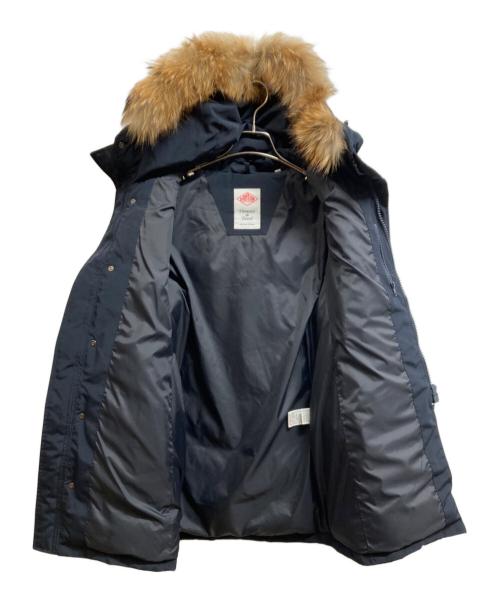 DANTON（ダントン）DANTON (ダントン) フード付きロングダウンコート ネイビー サイズ:36の古着・服飾アイテム