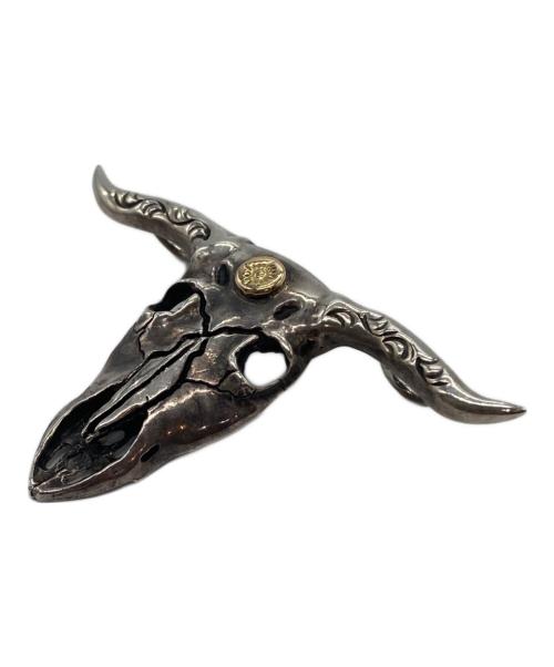 ARIZONA FREEDOM（アリゾナ フリーダム）ARIZONA FREEDOM (アリゾナ フリーダム) 太陽神メタルバッファロースカルペンダントトップ シルバーの古着・服飾アイテム