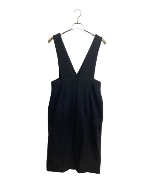 SACRA（サクラ）SACRA (サクラ) スーパーファインビーバー ジャンパースカート ブラック サイズ:38の古着・服飾アイテム
