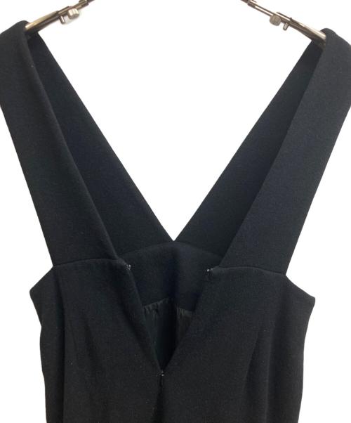 SACRA（サクラ）SACRA (サクラ) スーパーファインビーバー ジャンパースカート ブラック サイズ:38の古着・服飾アイテム