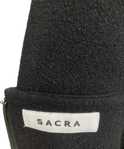 SACRA（サクラ）SACRA (サクラ) スーパーファインビーバー ジャンパースカート ブラック サイズ:38の古着・服飾アイテム
