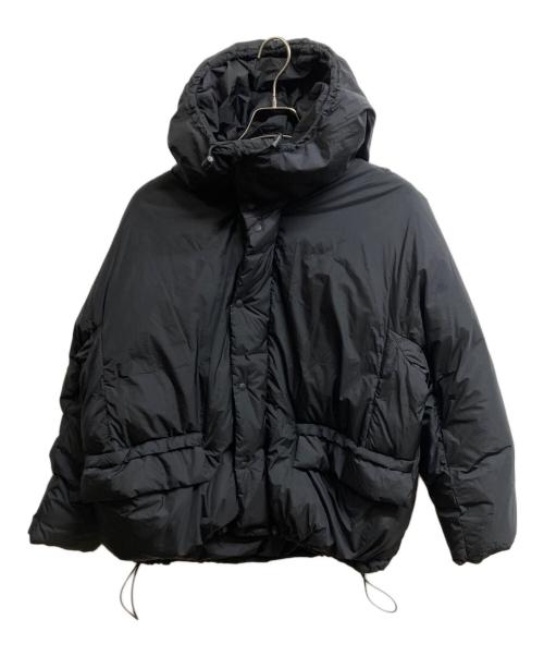 REMI RELIEF（レミレリーフ）REMI RELIEF (レミレリーフ) 超軽量ナイロンアウトドアダウンJKT フーディ ブラック サイズ:Mの古着・服飾アイテム