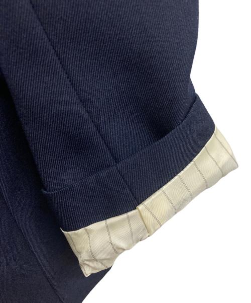 Demi-Luxe Beams（デミルクス ビームス）Demi-Luxe BEAMS (デミルクス ビームス) ドライギャバジン ６ボタン ダブルジャケッ ネイビー サイズ:34の古着・服飾アイテム