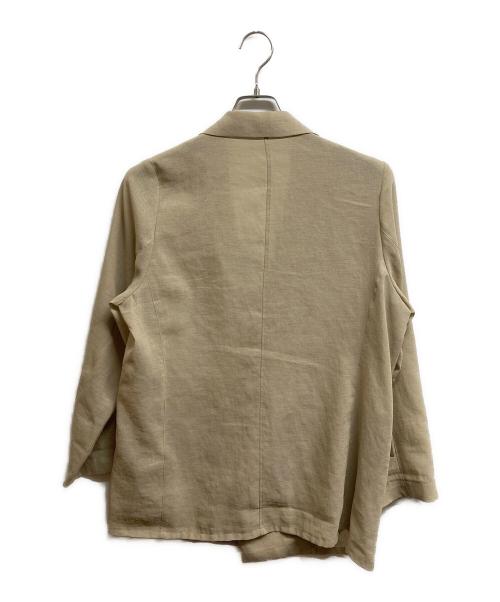 Loungedress（ラウンジドレス）Loungedress (ラウンジドレス) リネンライクシアージャケット ベージュ サイズ:Freeの古着・服飾アイテム