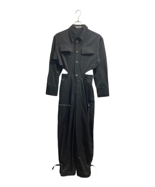 MAISON SPECIAL（メゾンスペシャル）MAISON SPECIAL (メゾンスペシャル) メタルモチーフジャンプスーツ ブラック サイズ:Freeの古着・服飾アイテム