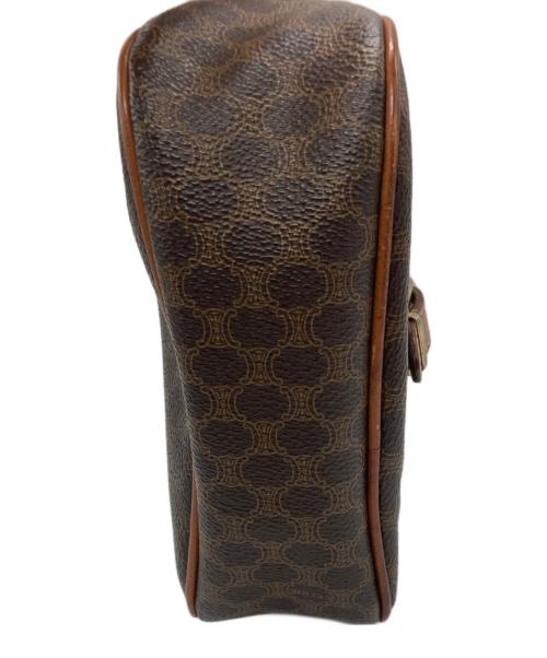 CELINE（セリーヌ）CELINE (セリーヌ) マカダム柄 ショルダーバッグ ブラウンの古着・服飾アイテム