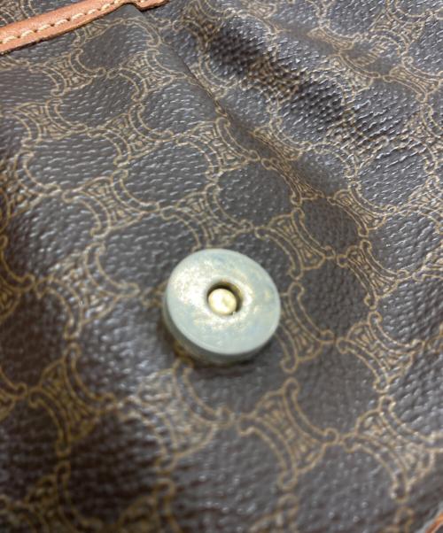 CELINE（セリーヌ）CELINE (セリーヌ) マカダム柄 ショルダーバッグ ブラウンの古着・服飾アイテム