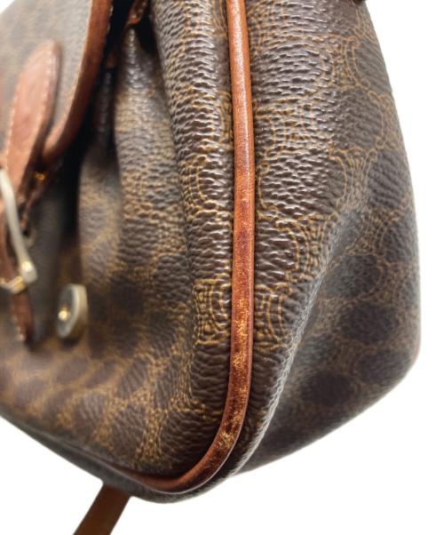 CELINE（セリーヌ）CELINE (セリーヌ) マカダム柄 ショルダーバッグ ブラウンの古着・服飾アイテム