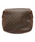 CELINE (セリーヌ) マカダム柄 ショルダーバッグ ブラウン：13000円