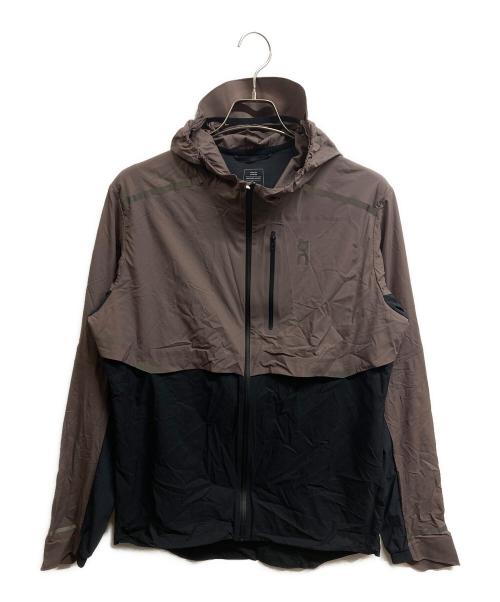 on（オン）On (オン) WEATHER JACKET パープル×ブラック サイズ:Lの古着・服飾アイテム