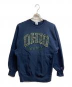 Champion REVERSE WEAVEチャンピオン リバース ウィーブ）の古着「90'sプリントスウェット」｜ネイビー