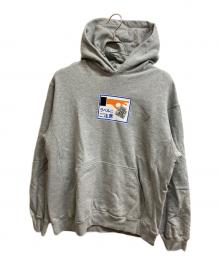 BlackEyePatch（ブラックアイパッチ）の古着「ラベルにご注意をプルオーバーパーカー」｜グレー