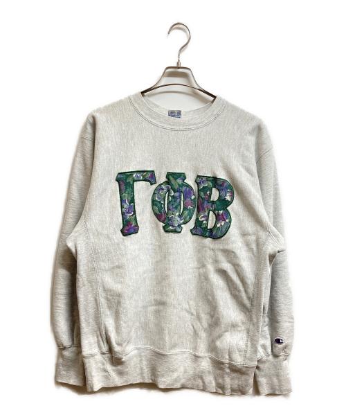 Champion REVERSE WEAVE（チャンピオン リバース ウィーブ）Champion REVERSE WEAVE (チャンピオン リバース ウィーブ) 90'sプリントプリントスウェット グレー サイズ:XLの古着・服飾アイテム