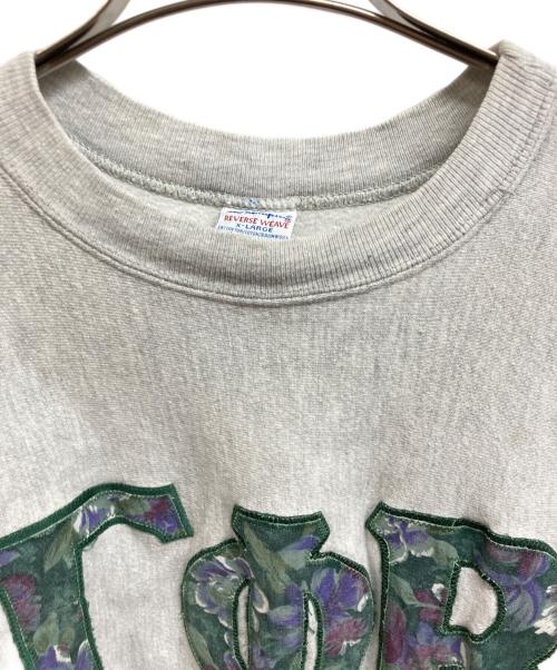 Champion REVERSE WEAVE（チャンピオン リバース ウィーブ）Champion REVERSE WEAVE (チャンピオン リバース ウィーブ) 90'sプリントプリントスウェット グレー サイズ:XLの古着・服飾アイテム