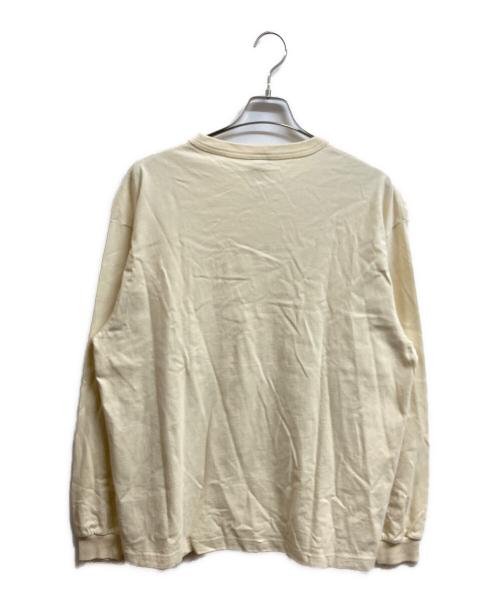 Champion（チャンピオン）Champion (チャンピオン) WTAPS (ダブルタップス) 長袖Tシャツ アイボリー サイズ:Lの古着・服飾アイテム