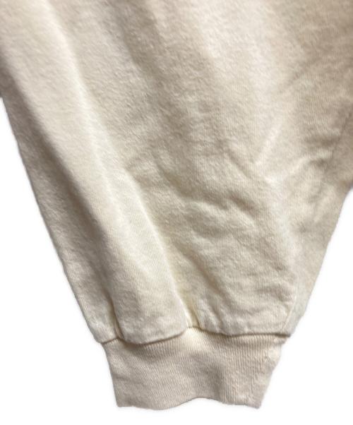 Champion（チャンピオン）Champion (チャンピオン) WTAPS (ダブルタップス) 長袖Tシャツ アイボリー サイズ:Lの古着・服飾アイテム