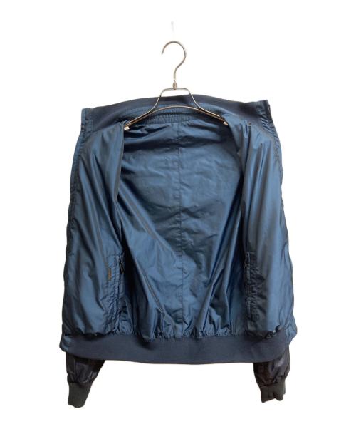 MOORER（ムーレー）MOORER (ムーレー) AXTEN-KM アクステン ナイロン ポリエステル リバーシブル ボンバージャケット ネイビー サイズ:44の古着・服飾アイテム