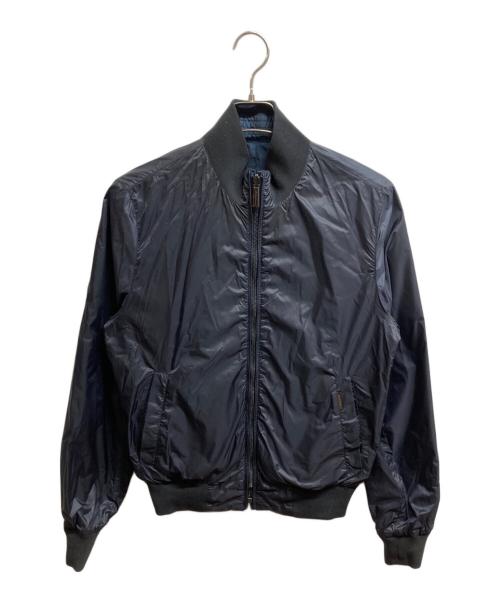 MOORER（ムーレー）MOORER (ムーレー) AXTEN-KM アクステン ナイロン ポリエステル リバーシブル ボンバージャケット ネイビー サイズ:44の古着・服飾アイテム