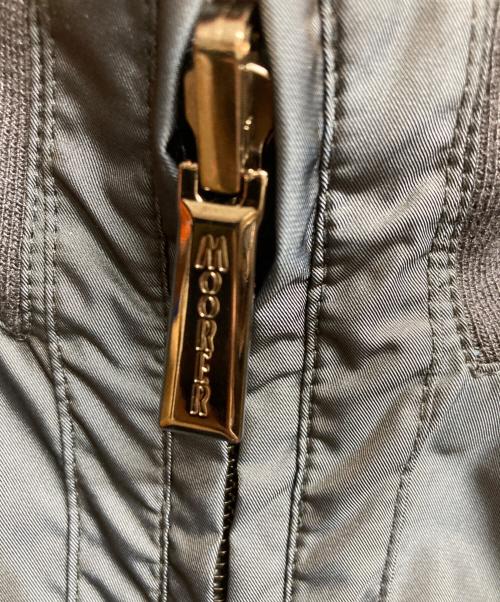 MOORER（ムーレー）MOORER (ムーレー) AXTEN-KM アクステン ナイロン ポリエステル リバーシブル ボンバージャケット ネイビー サイズ:44の古着・服飾アイテム