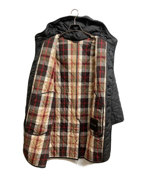 MACKINTOSH LONDON（マッキントッシュ ロンドン）MACKINTOSH LONDON (マッキントッシュ ロンドン) キルティングフーデッドコート ブラック サイズ:44の古着・服飾アイテム