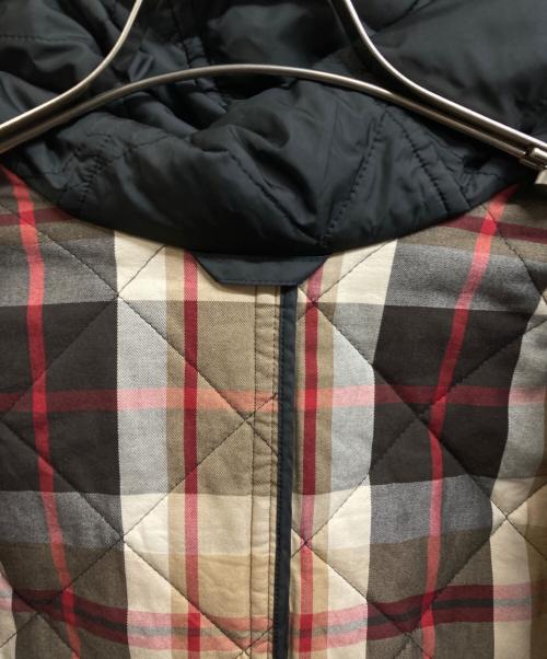 MACKINTOSH LONDON（マッキントッシュ ロンドン）MACKINTOSH LONDON (マッキントッシュ ロンドン) キルティングフーデッドコート ブラック サイズ:44の古着・服飾アイテム