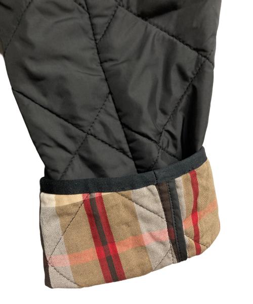 MACKINTOSH LONDON（マッキントッシュ ロンドン）MACKINTOSH LONDON (マッキントッシュ ロンドン) キルティングフーデッドコート ブラック サイズ:44の古着・服飾アイテム