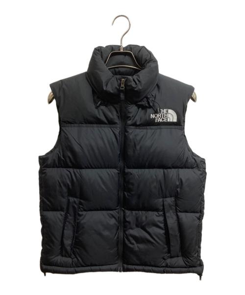 THE NORTH FACE（ザ ノース フェイス）THE NORTH FACE (ザ ノース フェイス) ヌプシ スタンドカラー ダウンベスト ブラック サイズ:Lの古着・服飾アイテム
