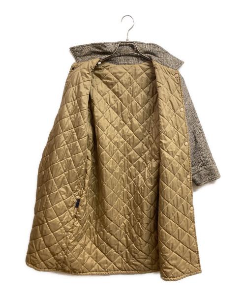 LAVENHAM（ラベンハム）LAVENHAM (ラベンハム) リバーシブルキルティングコート ベージュ サイズ:36の古着・服飾アイテム