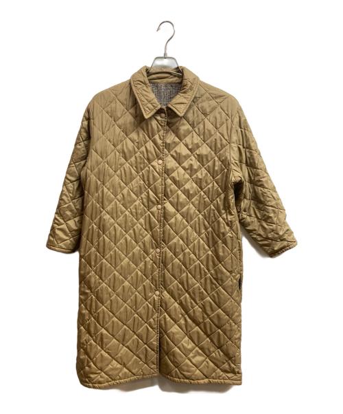 LAVENHAM（ラベンハム）LAVENHAM (ラベンハム) リバーシブルキルティングコート ベージュ サイズ:36の古着・服飾アイテム