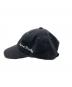 Acne studios (アクネ ストゥディオス) KAPPA (カッパ) ツイルロゴキャップ ブラック：20000円