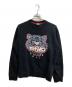 KENZO（ケンゾー）の古着「タイガー刺繍クルーネックスウェット」｜ブラック