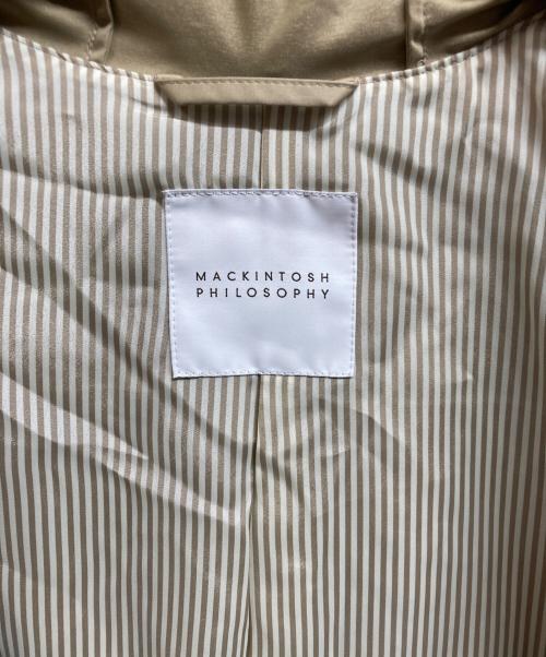 MACKINTOSH PHILOSOPHY（マッキントッシュ フィロソフィー）MACKINTOSH PHILOSOPHY (マッキントッシュ フィロソフィー) フーデッドコート ベージュ サイズ:38の古着・服飾アイテム