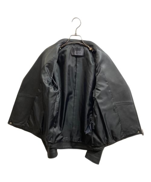 CITY（シティ）CITY (シティ) ダブルライダースジャケット ブラック サイズ:2の古着・服飾アイテム
