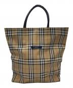 BURBERRY LONDONバーバリーロンドン）の古着「ノヴァチェック トートバッグ」｜ベージュ