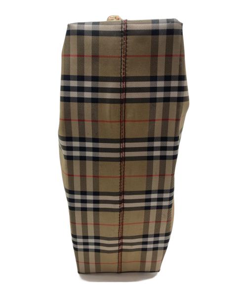 BURBERRY LONDON（バーバリーロンドン）BURBERRY LONDON (バーバリーロンドン) ノヴァチェック トートバッグ ベージュの古着・服飾アイテム