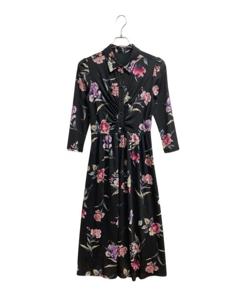 Diagram（ダイアグラム）Diagram (ダイアグラム) チュールプリントシャツワンピース ブラック サイズ:不明の古着・服飾アイテム