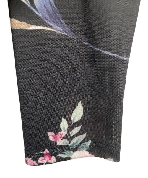 Diagram（ダイアグラム）Diagram (ダイアグラム) チュールプリントシャツワンピース ブラック サイズ:不明の古着・服飾アイテム