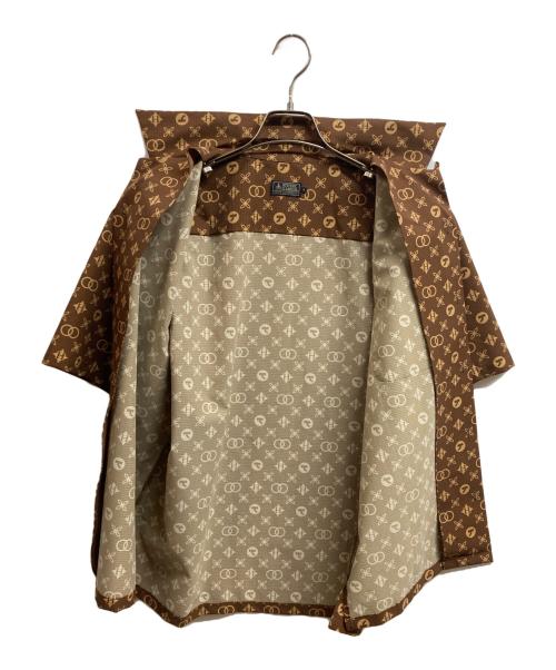 Hysteric Glamour（ヒステリックグラマー）Hysteric Glamour (ヒステリックグラマー) 半袖柄シャツ ブラウン サイズ:Lの古着・服飾アイテム