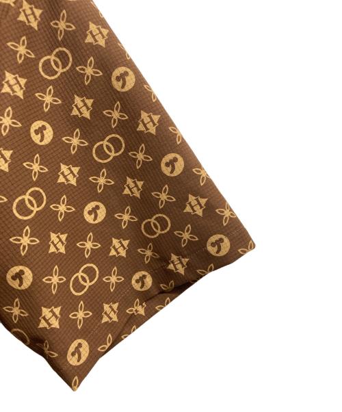 Hysteric Glamour（ヒステリックグラマー）Hysteric Glamour (ヒステリックグラマー) 半袖柄シャツ ブラウン サイズ:Lの古着・服飾アイテム