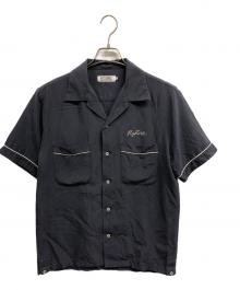 Hysteric Glamour（ヒステリックグラマー）の古着「半袖ボーリングシャツ」｜ネイビー