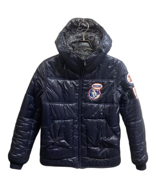 Hysteric Glamour（ヒステリックグラマー）Hysteric Glamour (ヒステリックグラマー) ダウンジャケット ネイビー サイズ:Lの古着・服飾アイテム