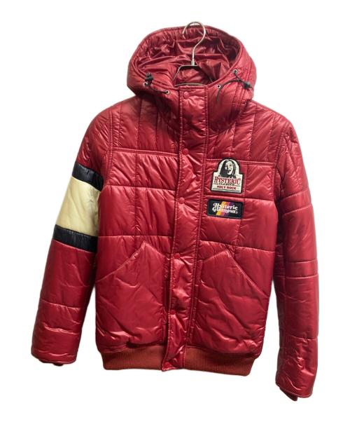 Hysteric Glamour（ヒステリックグラマー）Hysteric Glamour (ヒステリックグラマー) ダウンジャケット レッド サイズ:Lの古着・服飾アイテム