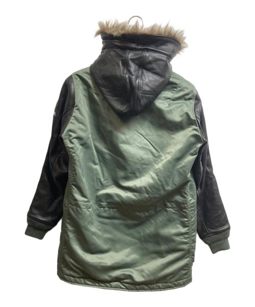 Hysteric Glamour（ヒステリックグラマー）Hysteric Glamour (ヒステリックグラマー) 袖切替フライトジャケット カーキ サイズ:Lの古着・服飾アイテム