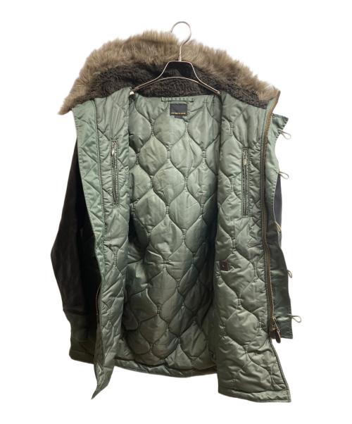 Hysteric Glamour（ヒステリックグラマー）Hysteric Glamour (ヒステリックグラマー) 袖切替フライトジャケット カーキ サイズ:Lの古着・服飾アイテム