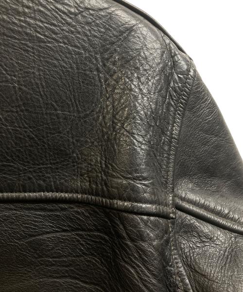 the Flamingo（フラミンゴ）the Flamingo (フラミンゴ) レザージャケット ブラック サイズ:36の古着・服飾アイテム