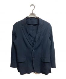 ARMANI EXCHANGE（アルマーニ エクスチェンジ）の古着「2Bテーラードジャケット」｜ネイビー