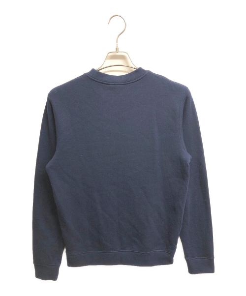 LACOSTE（ラコステ）LACOSTE (ラコステ) マルチワニロゴクルーネックスウェット ネイビー サイズ:Sの古着・服飾アイテム